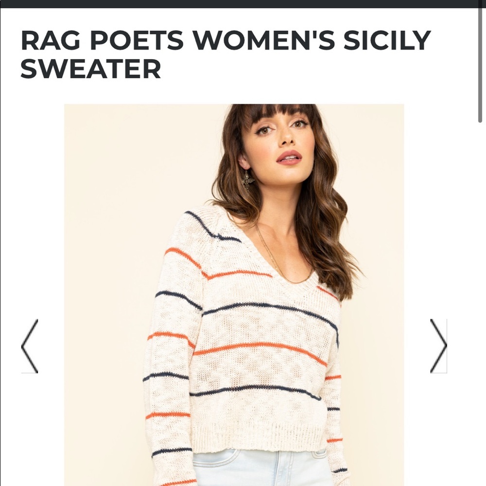 RAG POETS WOMEN'S SICILY SWEATER - Picture 2 of 5